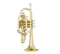 Trumpets Professional Brass Tube Body B Flat Lacquer Gold Three Key Cornet Trumpet Instrument