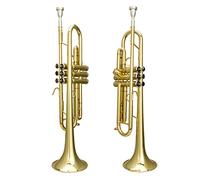 Trumpets Professional Trumpet Musical Instrument Beginner Playing Level Children Adult B Flat Lacquer Gold Trumpet Instrument
