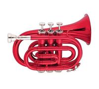 Trumpets Red Color Tone Bb Pocket Trumpet Trumpet Instrument