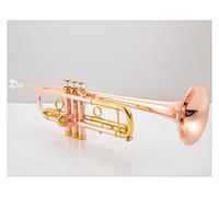 Trumpets Rose Gold Trumpet Retro Copper B Flat Trumpete With Mouthpiece And Case Accessories Trumpet Instrument