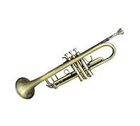 Trumpets Senior Professional Antique Silver Body Golden Key Imported Piston Trumpet Trumpet Instrument