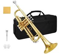 Trumpets The Three-tone Trumpet B Flat Is Suitable For Beginners To Play The Test Band Yellow Trumpet Instrument