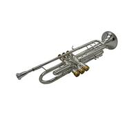 Trumpets Trumpet B Flat Bb Key Full Silver Plated Trumpet Gold Plated Heavy Keys Trumpet Instrument