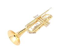 Trumpets Trumpet Bb B Flat Brass Gold-painted Exquisite Durable Musical Instrument With Mouthpiece Gloves Strap Case Trumpet Instrument