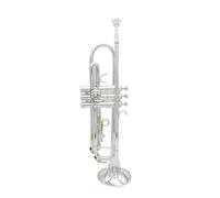 Trumpets Trumpet Bb B Flat Brass With A Silver-plated Mouthpiece And A Pair Of Gloves Trumpet Instrument
