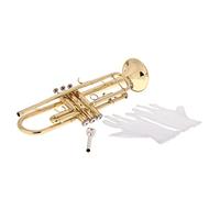 Trumpets Trumpet Bb B Flat Durable Brass Trumpet With A Silver-plated Mouthpiece A Pair Of Gloves And Exquisite Gig Bag Trumpet Instrument