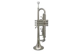 Trumpets Trumpet Musical Instrument In B Flat For Beginners General Brass Trumpet Brass Band School Brass Band Trumpet Instrument (Color : Silver)