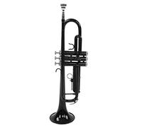 Trumpets Trumpet Set B Flat Brass Trumpet With Detachable Mouthpiece Brass Musical Instrument Accessories Trumpet Instrument (Color : Black)