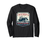 Trump's Snowflake Rmoval Service Funny Donald Trump 2024 Long Sleeve T-Shirt