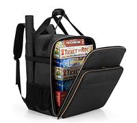 Trunab Board Game Backpack, Padded Board Game Storage Bag for Dice, Most Board Games, Card Games, with Large Accessory Pockets & Map Sleeve