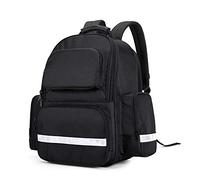 Trunab First Responder Bag Trauma Backpack Empty, Medical Emergency Kits Storage Jump Bag Pack for EMT, EMS, Police, Firefighters, Black, BAG ONLY - Patented Design