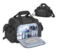 Trunab Medical Bag Empty - Home Health Nurse Shoulder Bag, Black