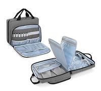Trunab Padded Stethoscope Case, Small First Aid Kit Bag Empty, Hold Two Stethoscopes Compatible with 3M Littmann/MDF/ADC, Ideal for Home, Car, Camping and Hiking, Bag only, Grey