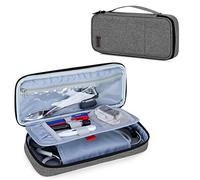 Trunab Stethoscope Case with Inner Divider, Stethoscope Carrying Case Compatible with 3M Littmann/MDF/ADC and Extra Accessories for Nurses, Pediatric Doctor, Grey - Patented Design