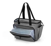 Trunab Teacher Laptop Tote Bag with Expanding File Folder Pocket, Nurse Utility Tote Bag for Women, Office Laptop Briefcase for Work, College, Nursing