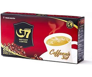 Trung Nguyen G7 3in1 Vietnamese Instant Coffee 16 g x 20 (Pack of 1 )