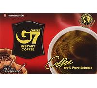 Trung Nguyen G7 Black Instant Vietnam Coffee, 100% Pure Soluble 30g (2g x 15 sachets)