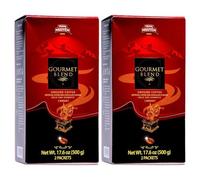 Trung Nguyen Gourmet Blend Vietnamese Ground Coffee - Artificial Coffee and Chocolate Flavours, 500g x 2 Pack by CNMART