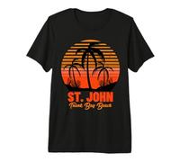 Trunk Bay Beach St. John Premium T-Shirt