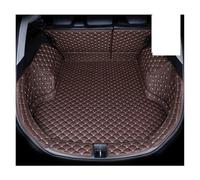 Trunk Boot Mats For Hyundai For Tucson 2015-2020 Leather Car Trunk Mat Suv Cargo Liner Interior Boot(2 coffee)