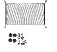 Trunk Cargo Net for Porsche Panamera 2009-2016, Heavy Duty Elastic Rear Mesh Storage Organizer Envelope Style with Hooks Premium Luggage Car Tighter