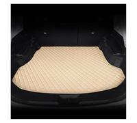 Trunk Carpets For BMW Series X5 F15 5seat 7seat 2014 2015 2016 2017 2018 PU Leather Custom Car Trunk Mats Interior Carpet Accessories Boot Mat(Beige,7seat)