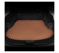 Trunk Carpets For Cadillac SRX 2004-2009 2010-2016 PU Leather Custom Car Trunk Mats Storage Pad Interior Carpet Accessories Boot Mat(Brown,10-16)