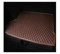 Trunk Carpets For Chevy For Sail 2015 2016 2017 2018 Sedan Leather Car Trunk Mat Cargo Liner Compartment Floor Carpet Decoration Boot Mat(Brown)