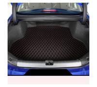 Trunk Carpets For Civic Sedan 2022-Present 1pc PU Leather Car Trunk Mat Cargo Liner Waterproof Carpet Protector Accessory Boot Protector(Black Red 4pcs)