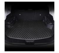 Trunk Carpets For Mercedes For Benz S Coupe 2015 2016 2017 2018 PU Leather Custom Car Trunk Mats Interior Decoration Carpet Boot Mat(Black white)