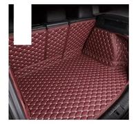 Trunk Carpets For VW For Atlas For Teramont 2017 2018 2019 Full Coverage Leather Car Trunk Mat Boot Liner Mat Interior Carpet Vehicle Carpet(WINE RED)