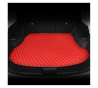 Trunk Carpets PU Leather Custom Car Trunk Mats Car Accessories Interior Carpet Boot Mat For Mercedes For Benz CLS 2018 2019 2020 Boot Mat(Red)