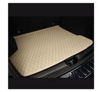 Trunk Cover Mat Durable Custom Colorful Leather Car Trunk Boot Mat For Hyundai For Kona 2024 2025 Auto Carpet Accessories Interior Part(Beige)