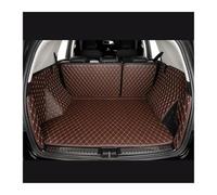 Trunk Cover Mat Durable Custom Leather Colorful Car Trunk Mat For Skoda Enyaq Coupe 2022-2025 Auto Carpet Interior Parts(Coffee)