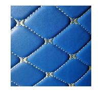 Trunk Cover Mat Durable Custom Leather Colorful Car Trunk Mat For Skoda Enyaq Coupe 2022-2025 Auto Carpet Interior Parts(Blue)