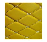 Trunk Cover Mat Durable Custom Leather Colorful Car Trunk Mat For Skoda Enyaq Coupe 2022-2025 Auto Carpet Interior Parts(Yellow)