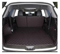 Trunk Cover Mat High Side Custom Car Trunk Mat For Acura MDX Seven Seat 2010 2011 2012 2013 Cargo Liner Carpet Interior(Black with RED A)