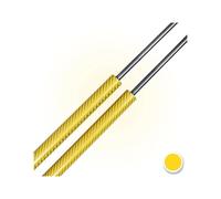 Trunk Gas Lift Strut Carbon Fiber Tailgate Trunk Gas Struts Springs For Nissan For Qashqai J11 For For Rogue Sport SUV Lift Support(Yellow Carbon Fiber)