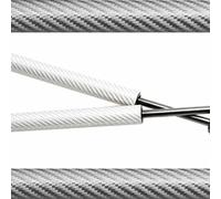 Trunk gas spring For Fiesta Mk4 BE91 1995-2002 Hatchback Rear Tailgate Trunk Boot Lift Supports Damper Shock Springs Gas Struts Piston Hinge Gas Struts(Silver carbonfiber)