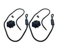 Trunk Hanging Rope Strap 2Pcs Car Rear Shelf Straps Ball Holding Cord Vehicle Tailgate Lanyard Trunk Storage Package Tray Lid Rope Sling