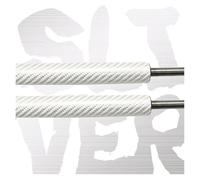 Trunk Lift Support 2pcs For Dodge For Challenger 2008-2023 2-door Coupe Without Spoiler WITH SPRING Trunk Boot Gas Struts Lift Support Rear Tailgate Gas Lift Struts(Sliver Carbon Fiber)