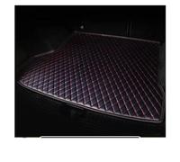 Trunk mat The Trunk Cargo Leather Liner Car Trunk Mat Compartment Floor Carpet Mud For Land For Rover For Discovery For Sport 2016-2020 7-Seat Floor Liner(Black red10)
