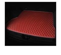 Trunk mat The Trunk Cargo Leather Liner Car Trunk Mat Compartment Floor Carpet Mud For Land For Rover For Discovery For Sport 2016-2020 7-Seat Floor Liner(Red8)