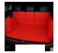 Trunk mat The Trunk Cargo Leather Liner Car Trunk Mat Compartment Floor Carpet Mud For Land For Rover For Discovery For Sport 2016-2020 7-Seat Floor Liner(Red1)