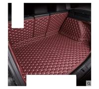Trunk mat The Trunk Cargo Leather Liner Car Trunk Mat Compartment Floor Carpet Mud For Land For Rover For Discovery For Sport 2016-2020 7-Seat Floor Liner(WINE RED)
