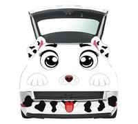 Trunk or Treat Car Decorations Kit for SUV Banner, Halloween Dalmatian Backdrop Banner for Car SUV, Garage Door, Halloween Dalmatian House Party Decoration