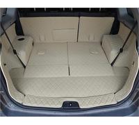 Trunk Pad Custom For Captiva 7 Seats Trunk Mats Leather Cargo Liner Boot Carpets Rear Interior Decoration Accessories Car Boot Mats(Beige)