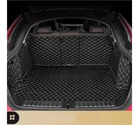 Trunk Pad For Lincoln For Nautilus 2019-2022 Auto Full Coverage Trunk Mat Lutehil Car Boot Cover Cargo Liner Interior Accessories Car Boot Liner(Black-Beige)