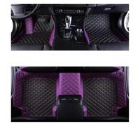 Trunk Protector Car floor&Trunk mats for BMW X5 E53 2004 2005 2006 2007 auto foot Pads automobile carpet cover interior accessories Cargo Mat(3PC black purple,Onecolor)