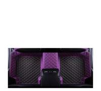 Trunk Protector Car floor&Trunk mats for BMW X5 E53 2004 2005 2006 2007 auto foot Pads automobile carpet cover interior accessories Cargo Mat(3PC black purple,LHD)